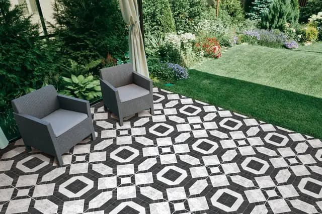 TL Geometric Grey — Orientbell tile
