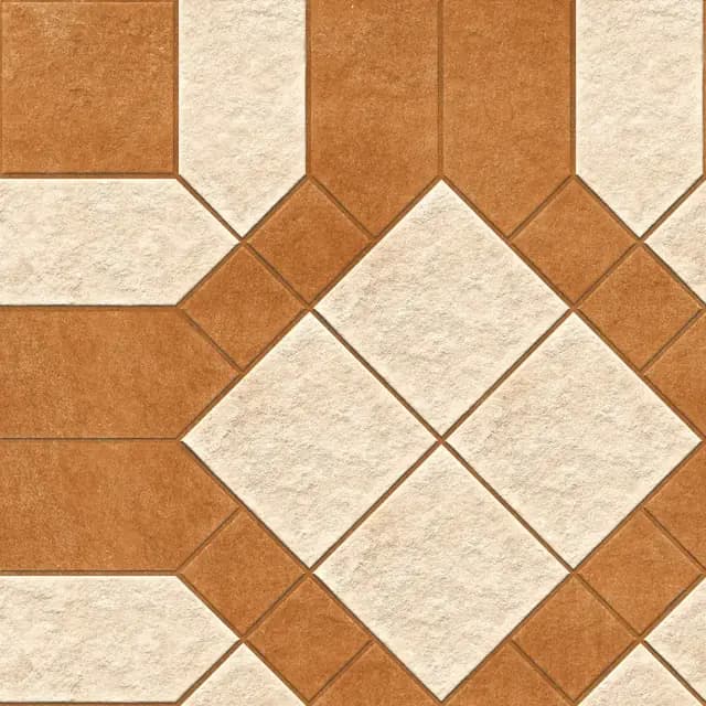 BDP Geometric Beige Cotto — Orientbell tile