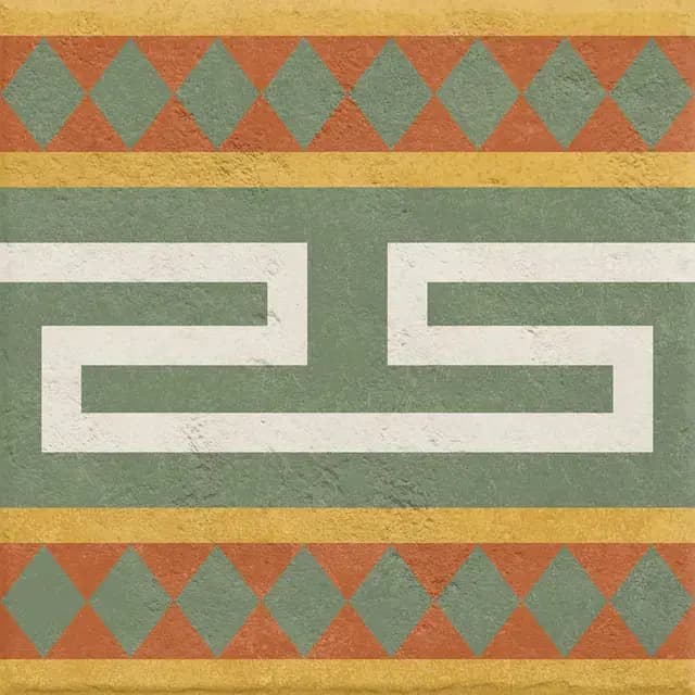Calane Marigold Border — Simpolo tile
