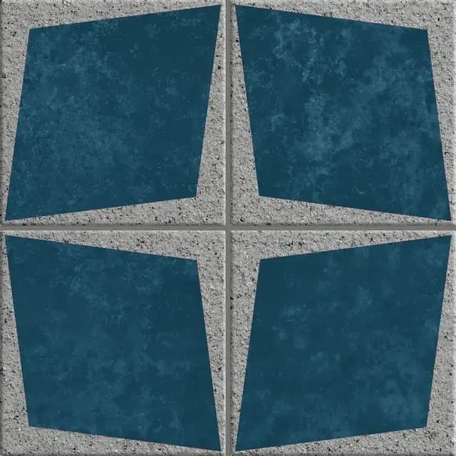 Hoof Blue — Simpolo tile