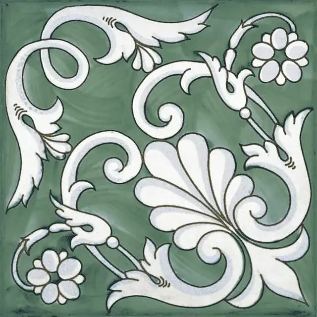 Maiolica Bloom Decor 2 — Simpolo tile