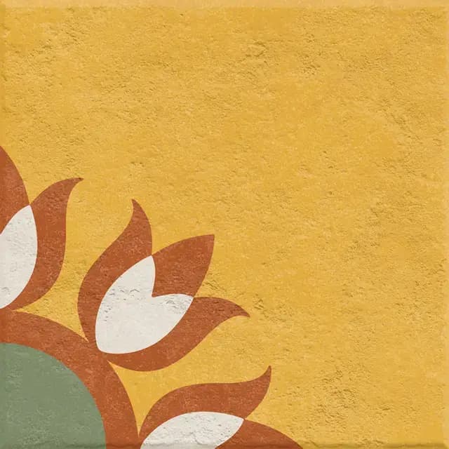 Rhythm Marigold Decor 2 — Simpolo tile