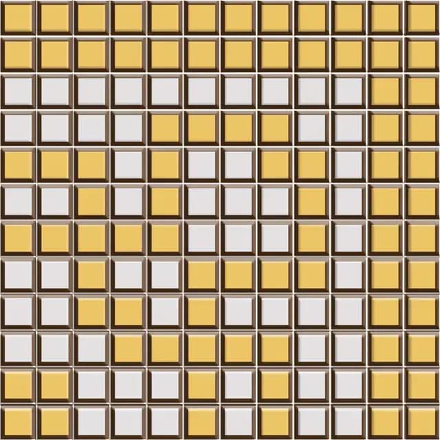 Tetris Ocre Corner — Simpolo tile