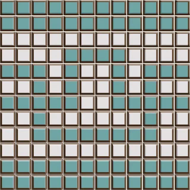 Tetris Sage Border — Simpolo tile
