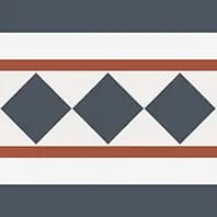 Histo Graphite Border — Simpolo tile