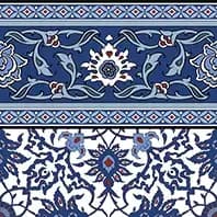 Turkish Azul Border — Simpolo tile